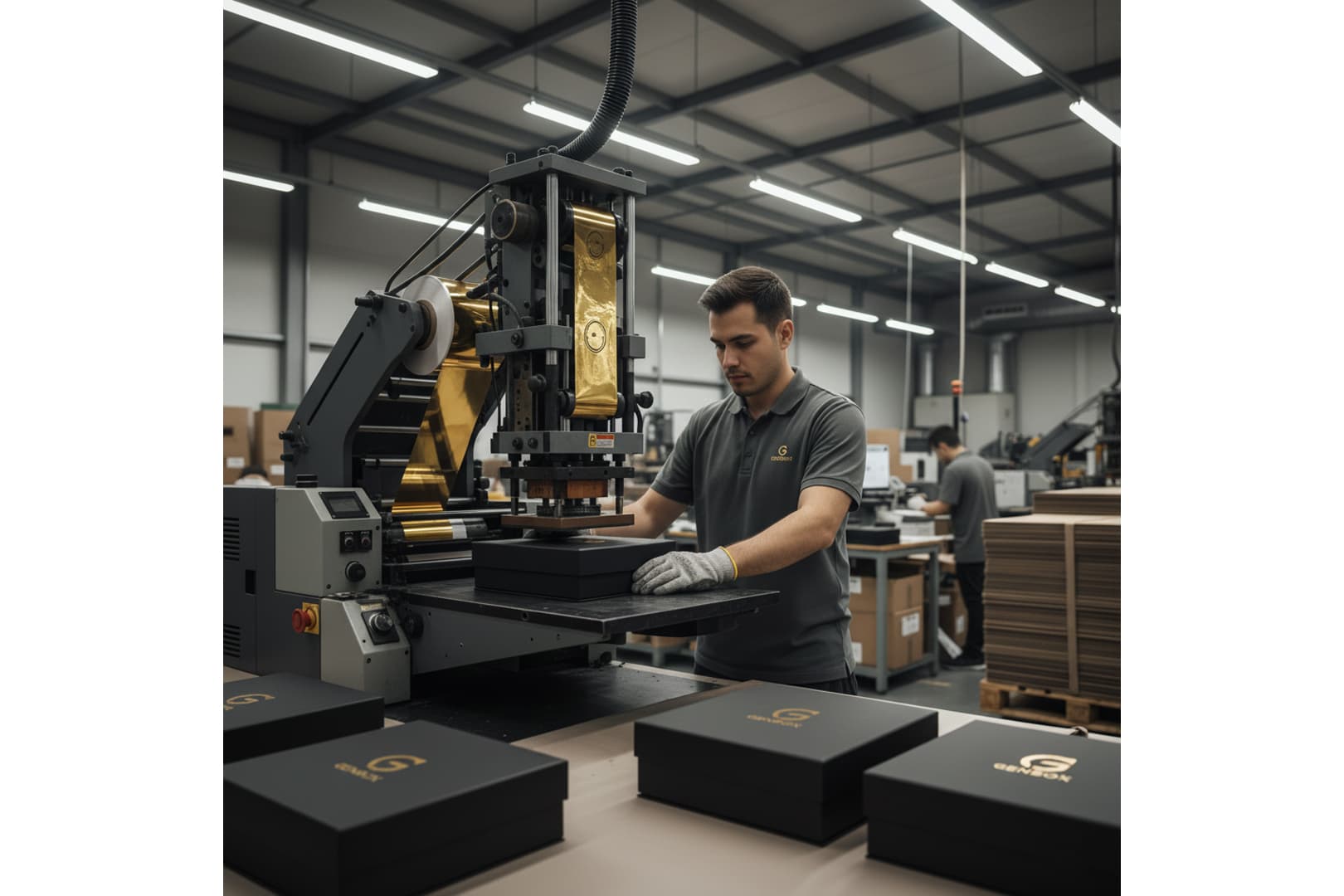 Ảnh: quy trình ép kim tại genbox